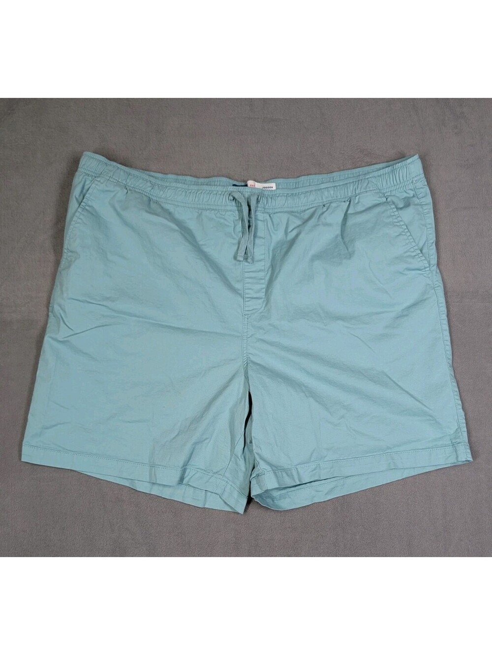 Old Navy Mens 3XL Blue Jogger Shorts Built In Flex Drawstring Stretch Casual 7In